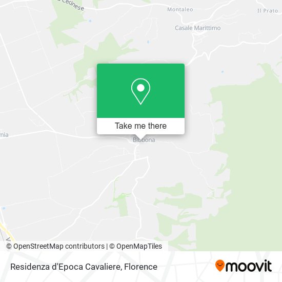Residenza d'Epoca Cavaliere map