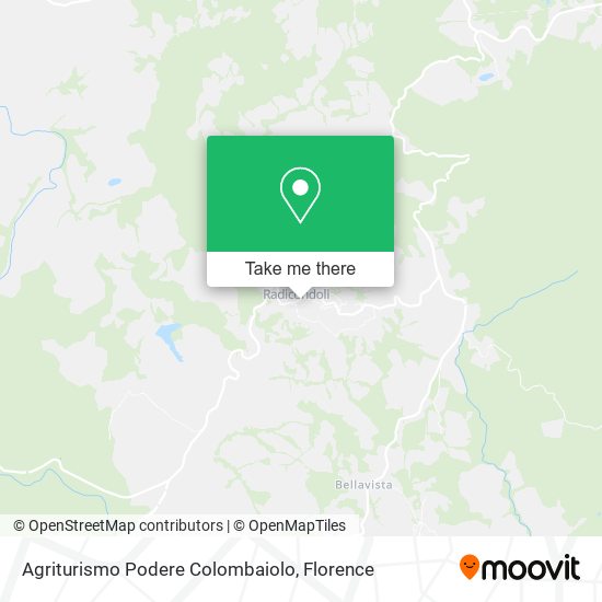 Agriturismo Podere Colombaiolo map
