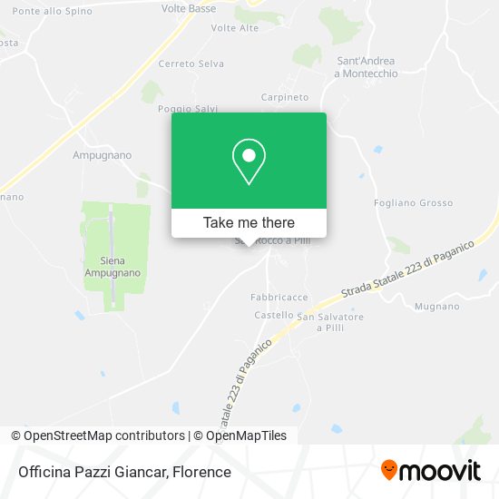 Officina Pazzi Giancar map