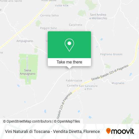 Vini Naturali di Toscana - Vendita Diretta map