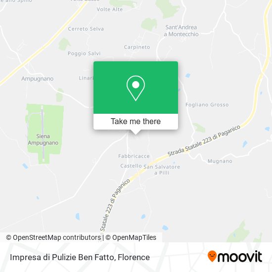 Impresa di Pulizie Ben Fatto map
