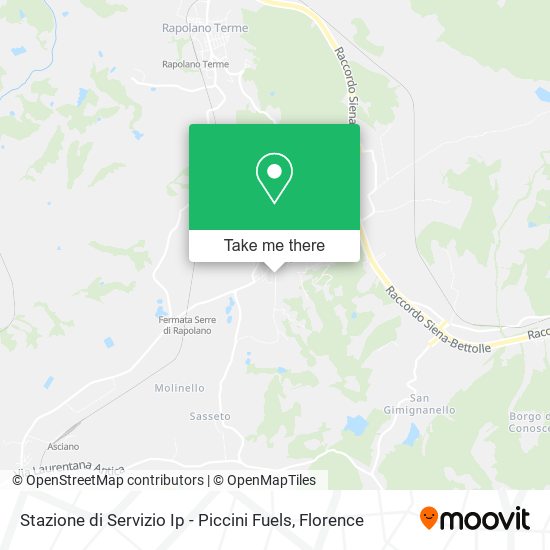 Stazione di Servizio Ip - Piccini Fuels map