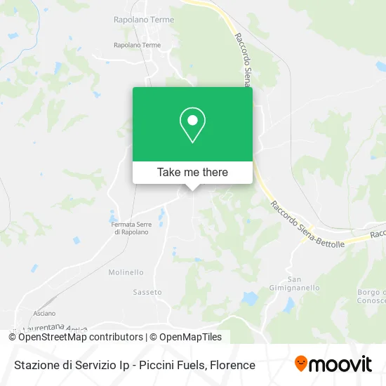 Stazione di Servizio Ip - Piccini Fuels map