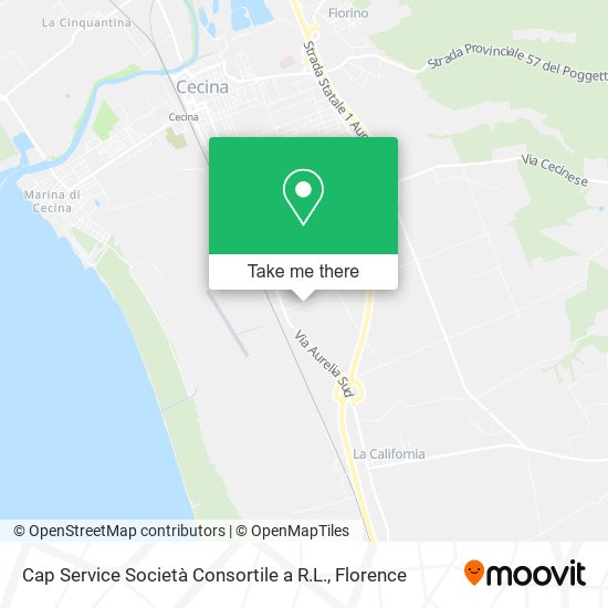Cap Service Società Consortile a R.L. map