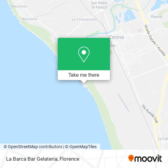 La Barca Bar Gelateria map