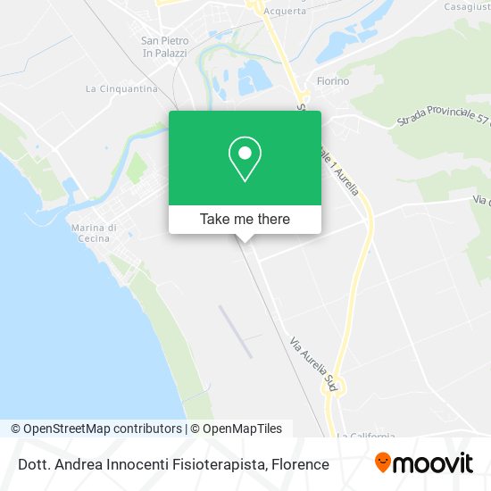 Dott. Andrea Innocenti Fisioterapista map