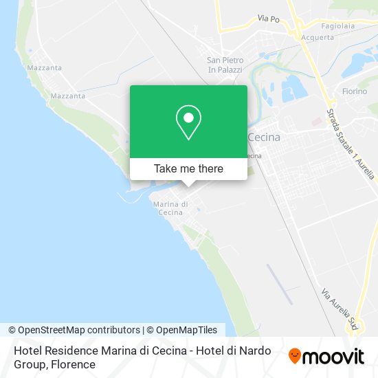 Hotel Residence Marina di Cecina - Hotel di Nardo Group map