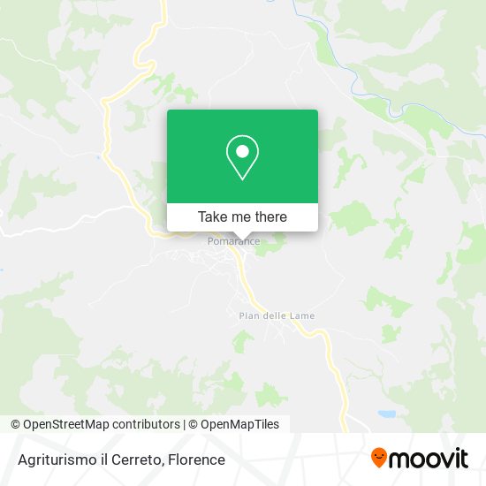 Agriturismo il Cerreto map