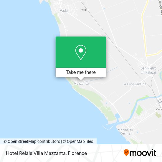 Hotel Relais Villa Mazzanta map