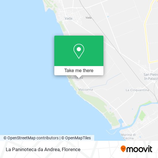 La Paninoteca da Andrea map