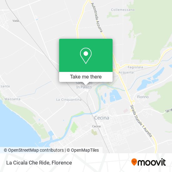 La Cicala Che Ride map