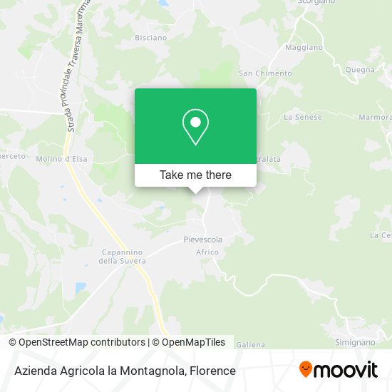 Azienda Agricola la Montagnola map