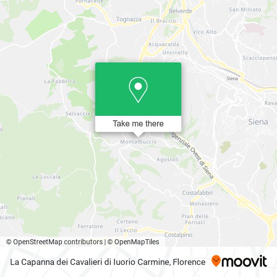 La Capanna dei Cavalieri di Iuorio Carmine map