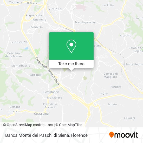 Banca Monte dei Paschi di Siena map