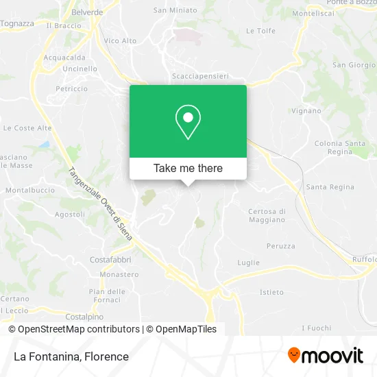 La Fontanina map