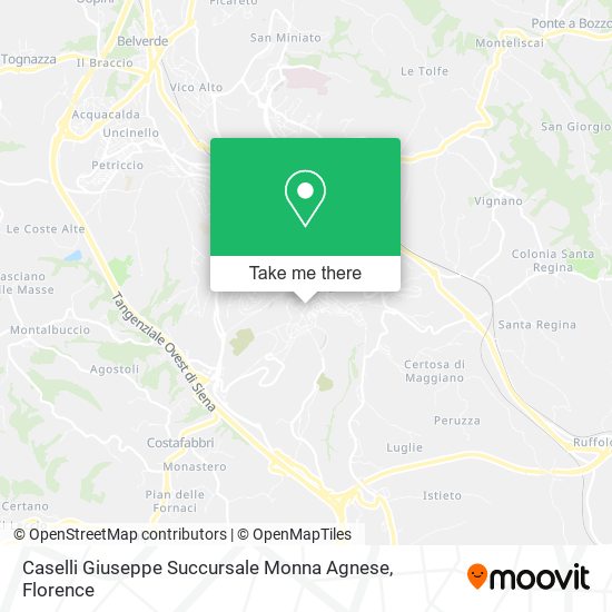 Caselli Giuseppe Succursale Monna Agnese map