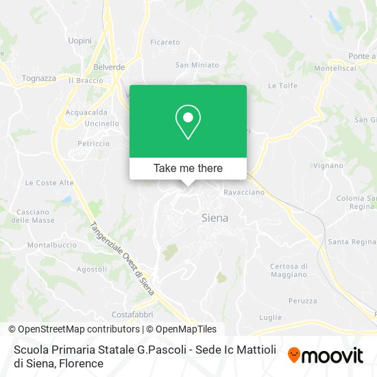 Scuola Primaria Statale G.Pascoli - Sede Ic Mattioli di Siena map