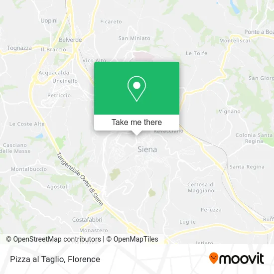 Pizza by the Slice map