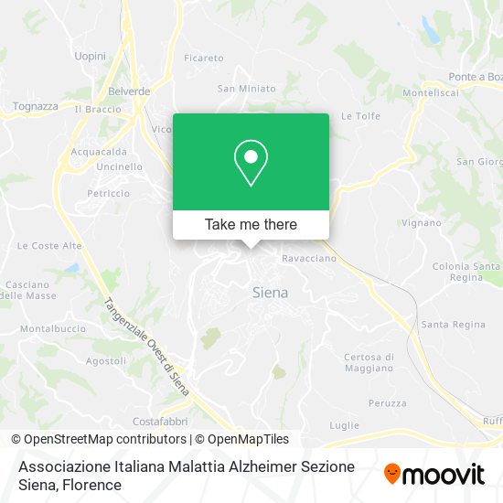 Associazione Italiana Malattia Alzheimer Sezione Siena map