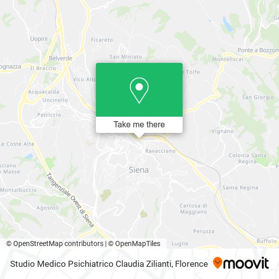 Studio Medico Psichiatrico Claudia Zilianti map