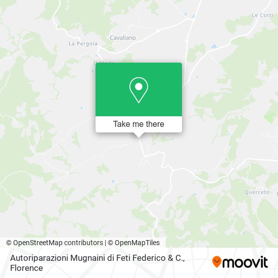 Autoriparazioni Mugnaini di Feti Federico & C. map