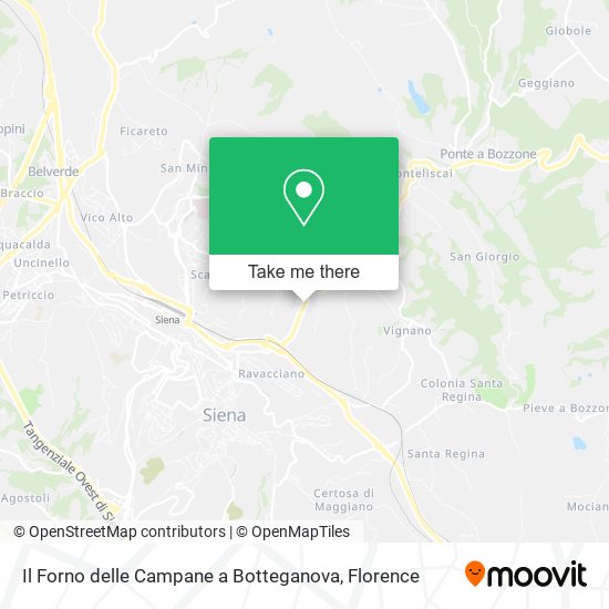 Il Forno delle Campane a Botteganova map