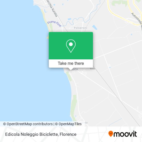 Edicola Noleggio Biciclette map