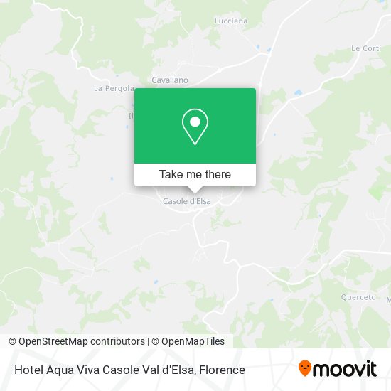 Hotel Aqua Viva Casole Val d'Elsa map