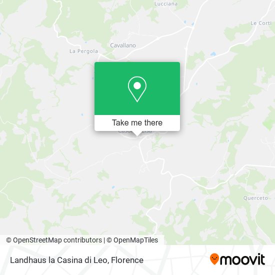 Landhaus la Casina di Leo map