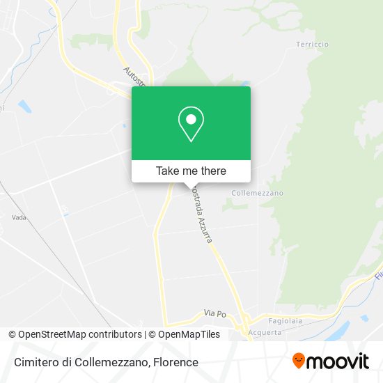 Cimitero di Collemezzano map
