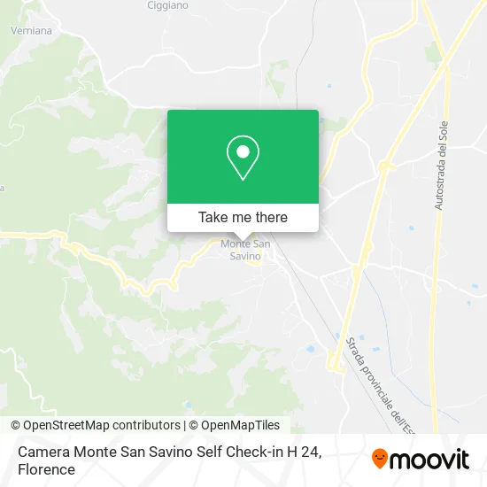 Camera Monte San Savino Self Check-in H 24 map