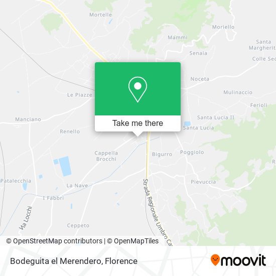 Bodeguita el Merendero map