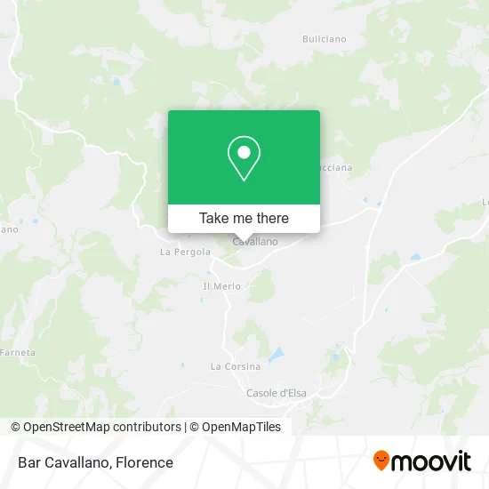 Bar Cavallano map