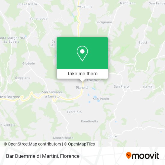 Bar Duemme di Martini map