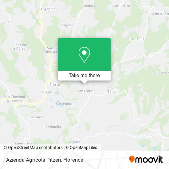 Azienda Agricola Pitzeri map