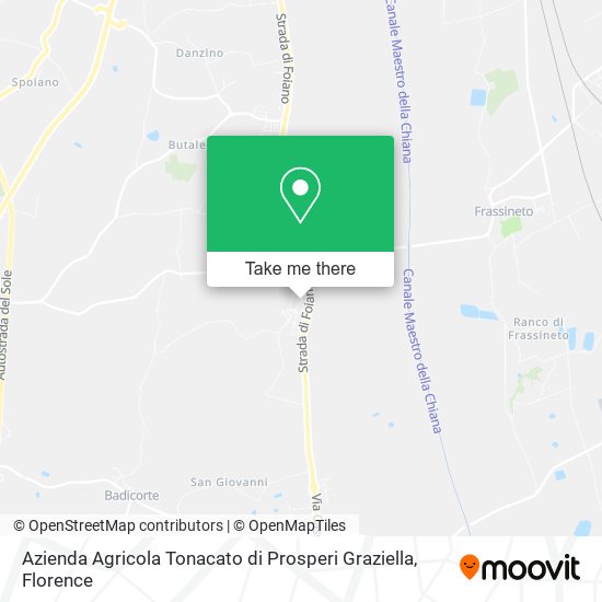 Azienda Agricola Tonacato di Prosperi Graziella map