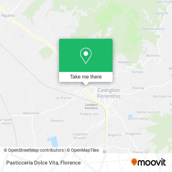 Pasticceria Dolce Vita map
