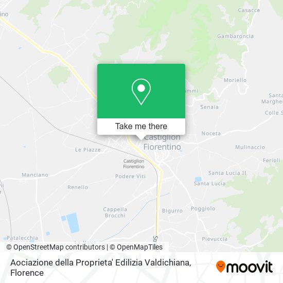Aociazione della Proprieta' Edilizia Valdichiana map