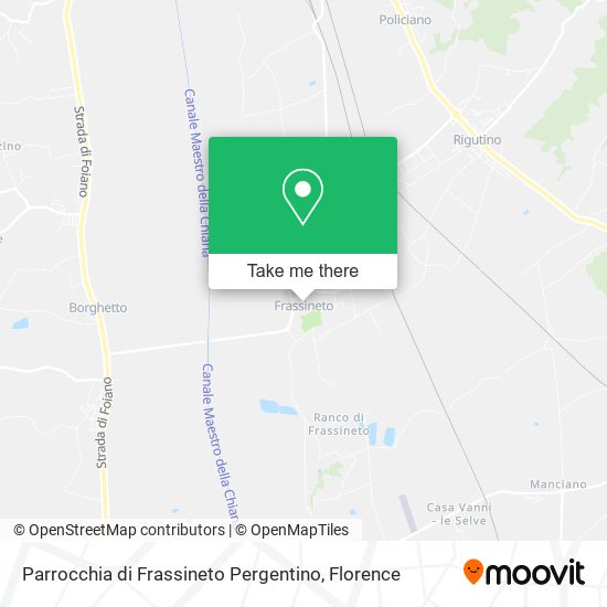 Parrocchia di Frassineto Pergentino map
