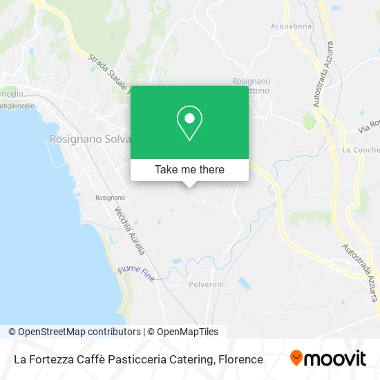 La Fortezza Cafe Pastry Catering map
