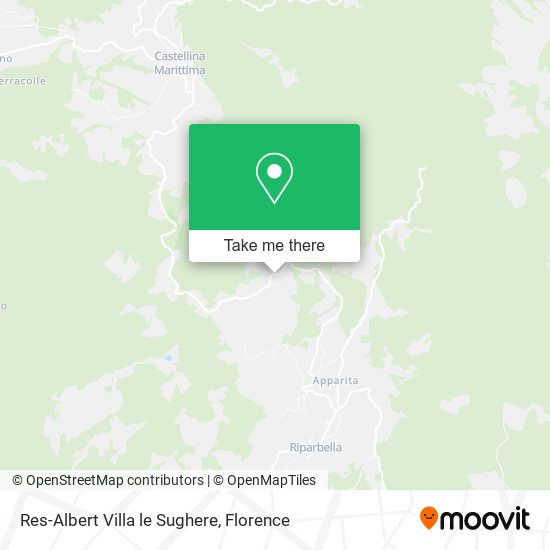 Res-Albert Villa le Sughere map
