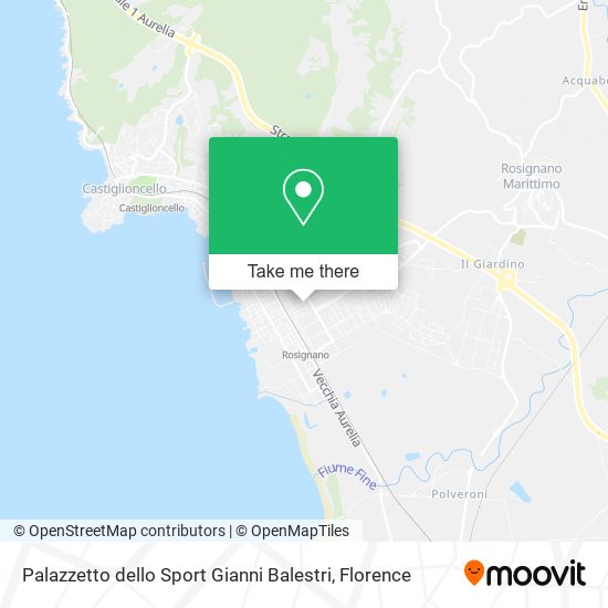 Palazzetto dello Sport Gianni Balestri map