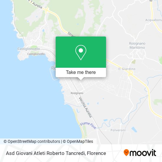 Asd Giovani Atleti Roberto Tancredi map