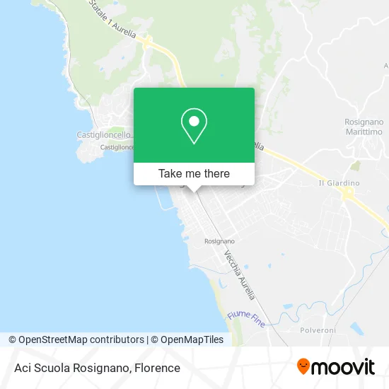Aci Scuola Rosignano map