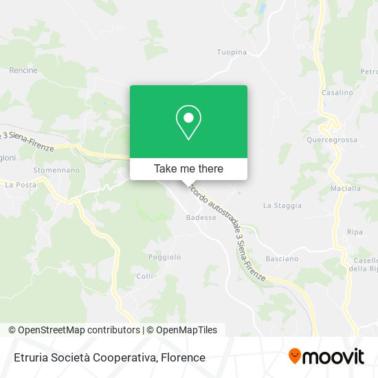 Etruria Società Cooperativa map