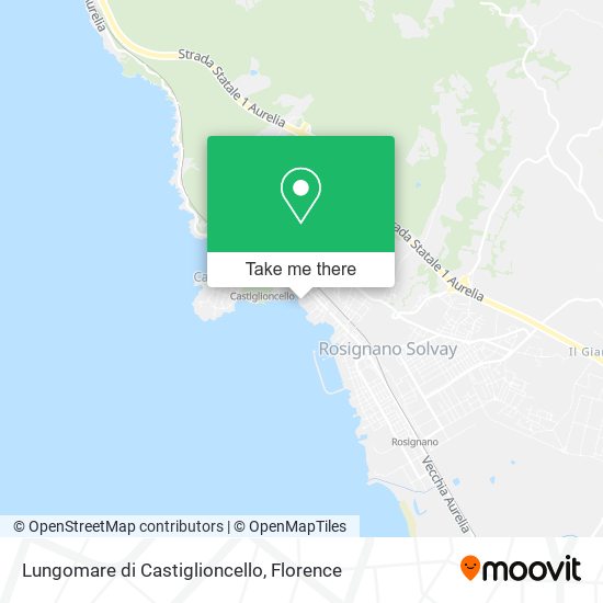 Lungomare di Castiglioncello map