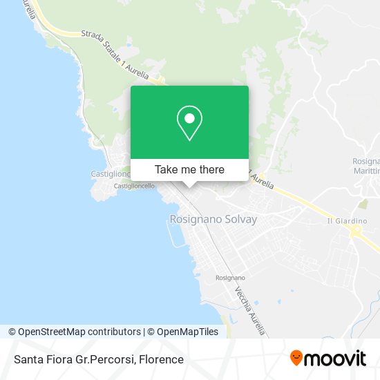 Santa Fiora Gr.Percorsi map