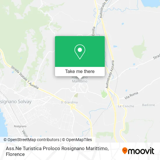 Ass.Ne Turistica Proloco Rosignano Marittimo map