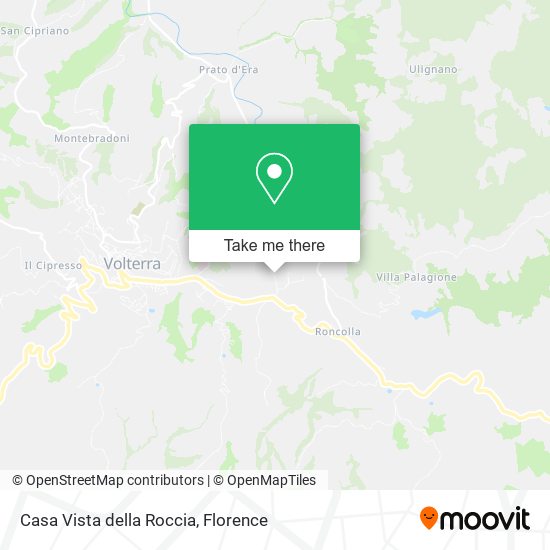 Casa Vista della Roccia map