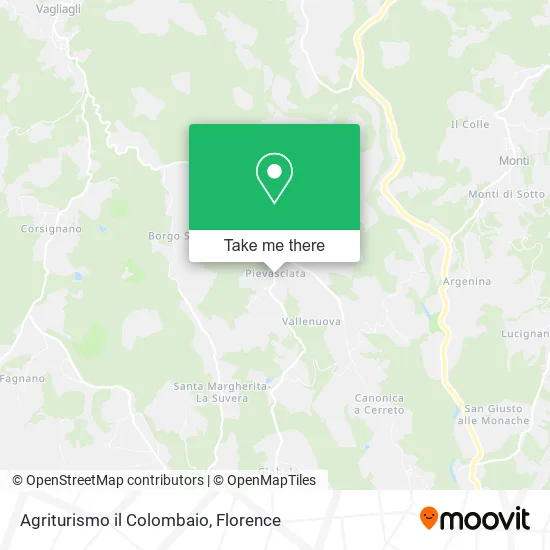 Agriturismo il Colombaio map